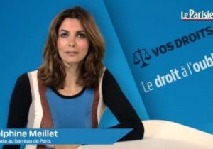 Parole d'avocat : le droit à l'oubli sur la toile