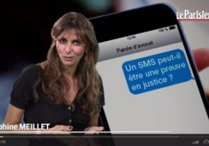 Le Parisien. Menaces de mort par SMS : est-ce un délit?